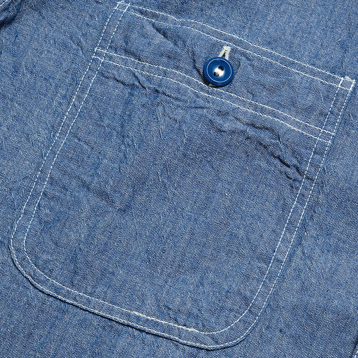 Buzz Rickson's - Blue Chambray Work Shirt - BR25995