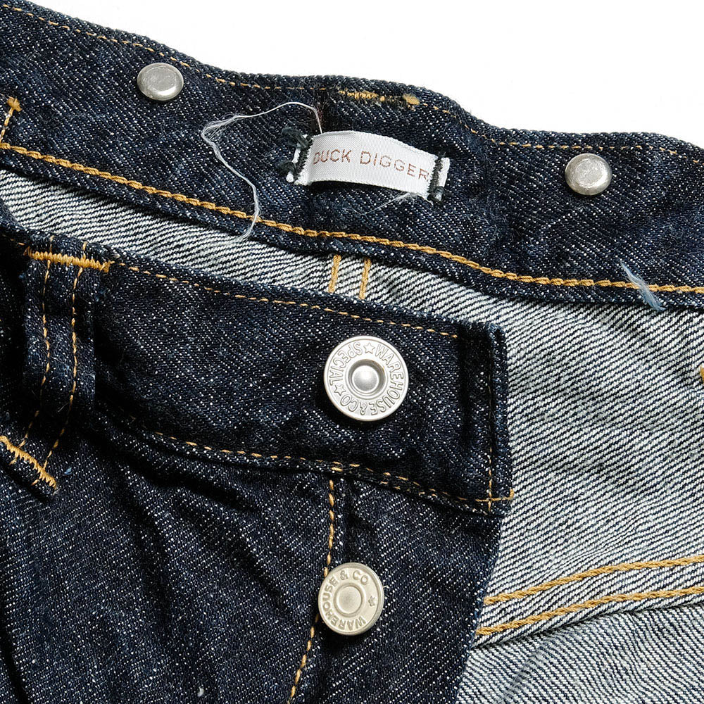 Warehouse<br>"DUCK DIGGER"<br>Lot.DD-1004XX<br>1922 Model<br>One Wash<br>DD-1004XX