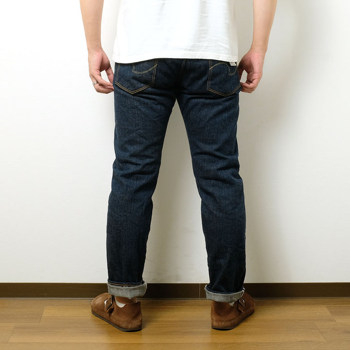 ONI DENIM<br>High-Rise Relax Tapered Semi-Handmade<br>16oz 天然藍 (Natural Indigo)<br>"SHM-KIWAMI"<br>ONI-920SHM