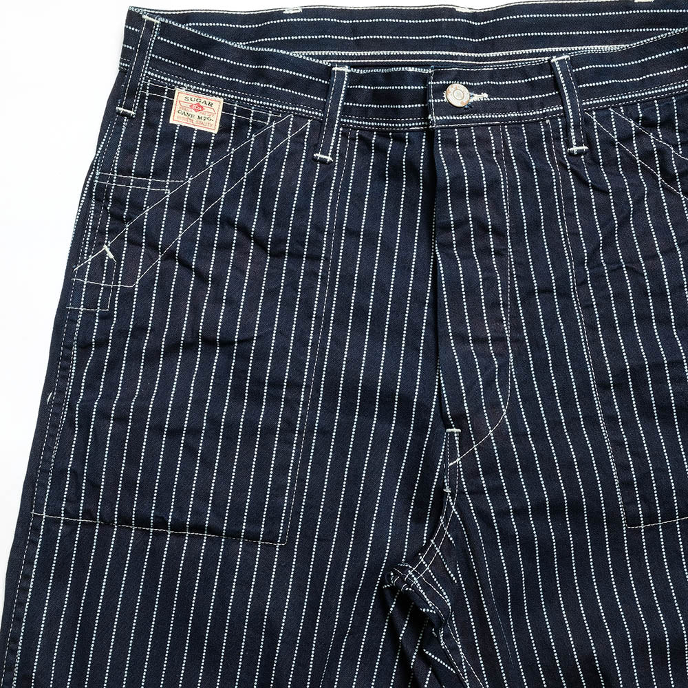 Sugar Cane - 9oz. Wabash Stripe Engineer Pants - SC40786
