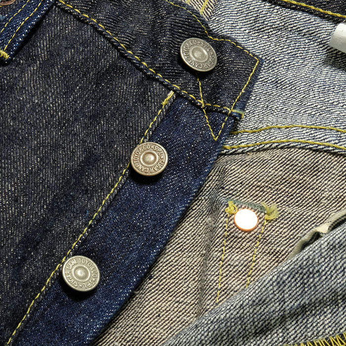 Sugar Cane - 砂糖黍 琉球藍混 × HAWAII藍混 - 14oz.Denim Slim Model - SC41701A